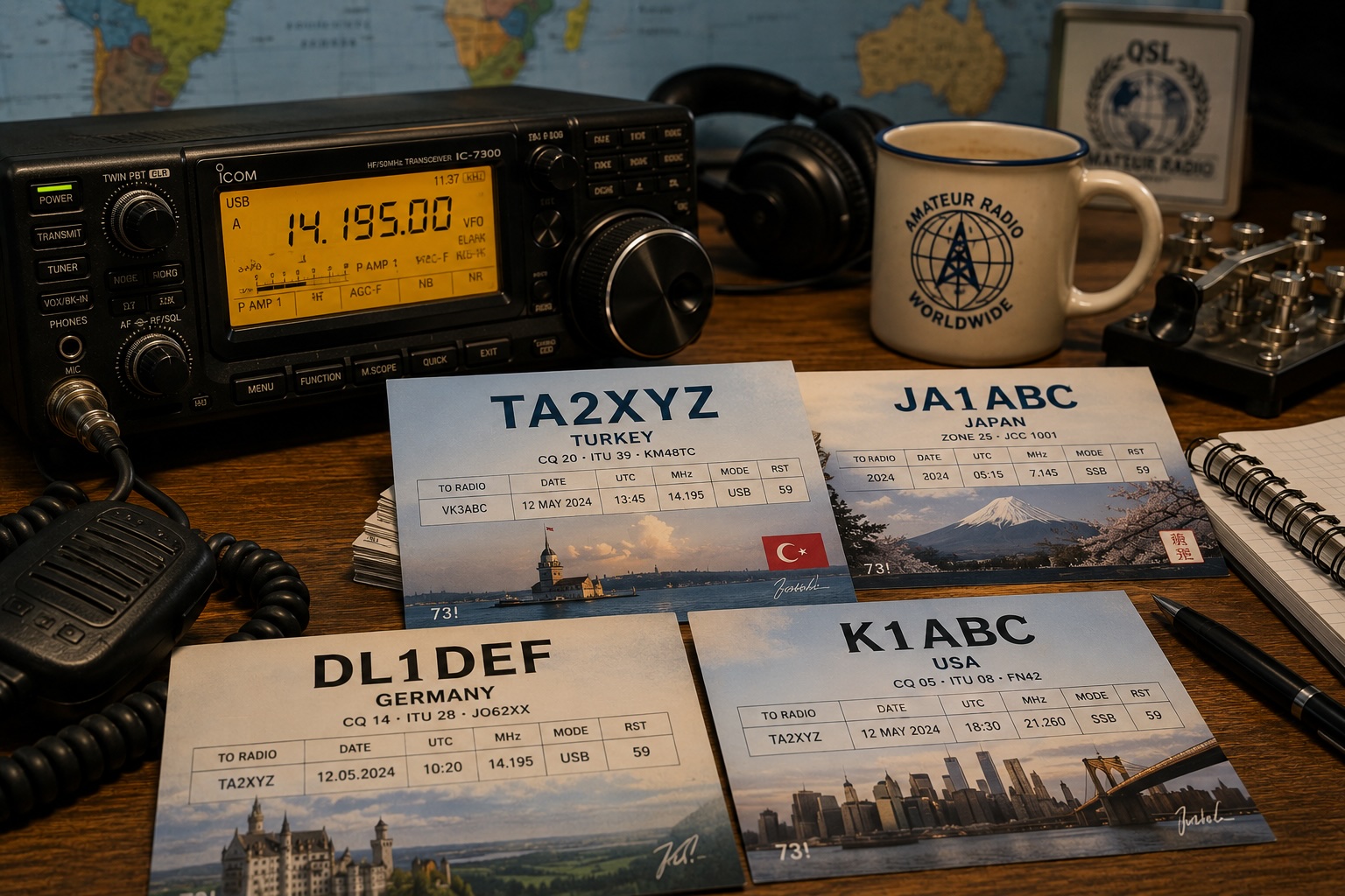 QSL Kart Nedir? Amatör Telsizcilikte Görüşme Teyit Kartları