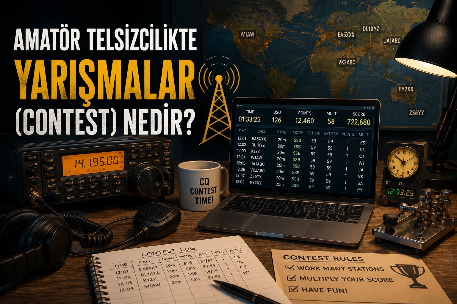 Amatör Telsizcilikte Yarışmalar (Contest) Nedir?